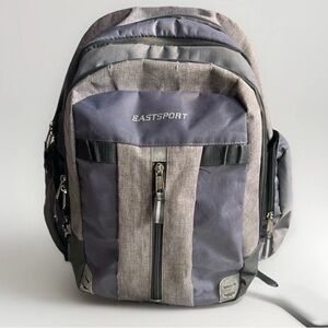 EASTSPORT Gray Travel Backpack with Multiple Compartments
